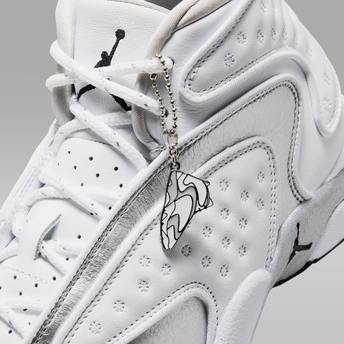 Air Jordan OG Women's Shoes - White/Black/Metallic Silver