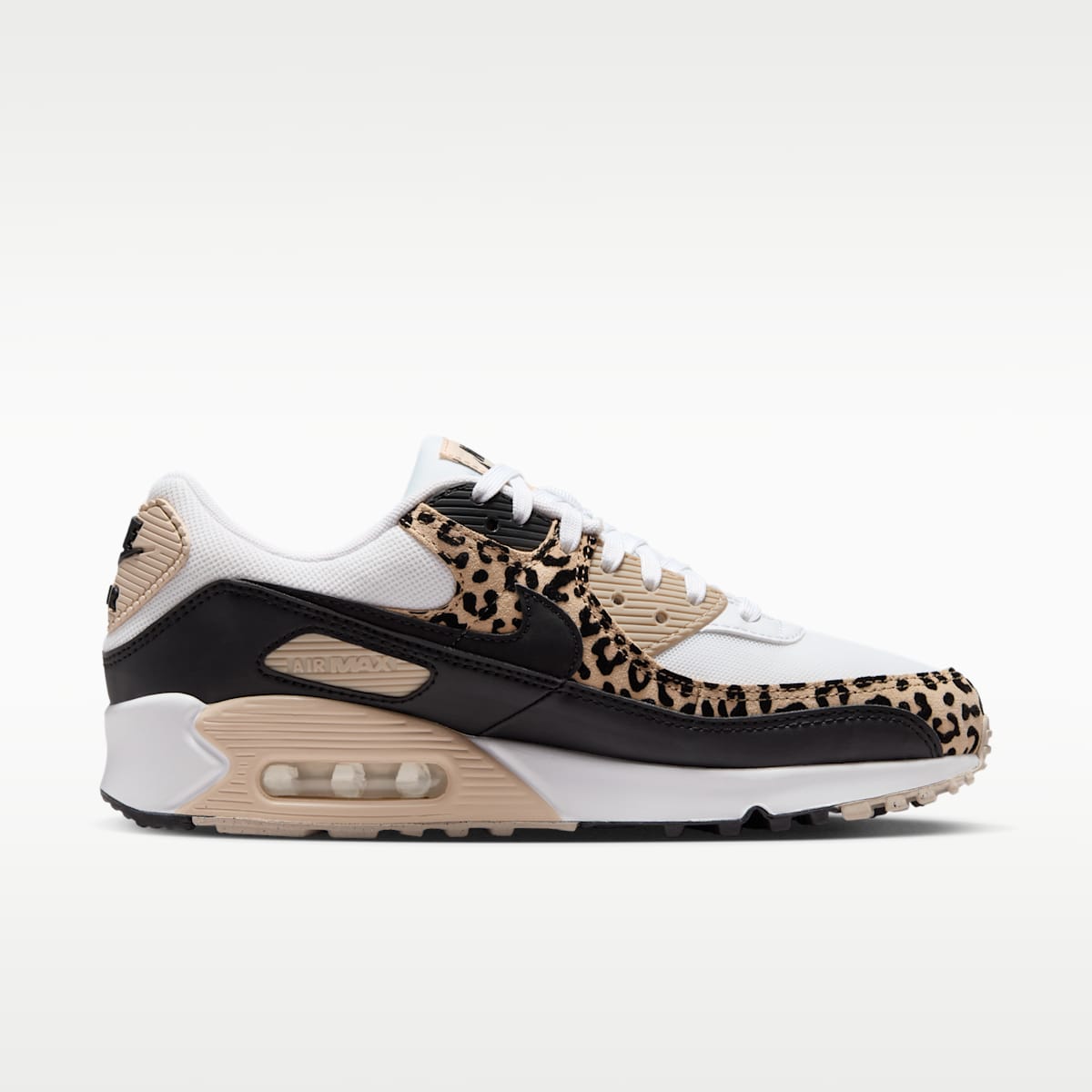Nike Air Max 90 Women's Shoes - White/Sanddrift/Hemp/Black