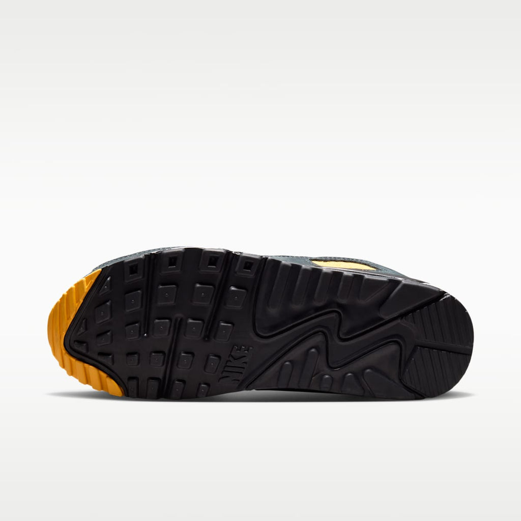 Nike Air Max 90 "Plaid" Women's Shoes - Black/White/Yellow Ochre