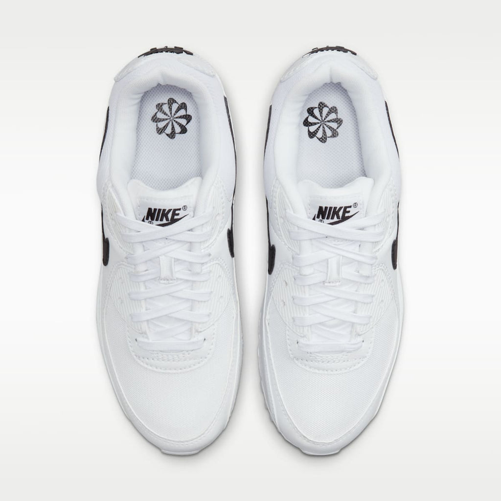 Nike Air Max 90 Women's Shoes - White/White/Black