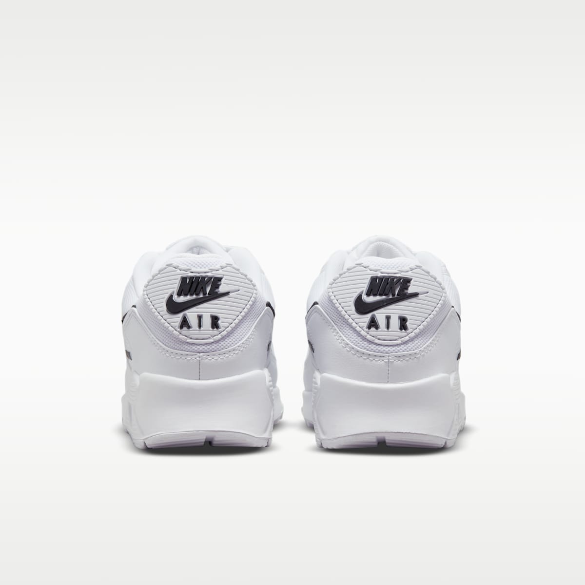 Nike Air Max 90 Women's Shoes - White/White/Black