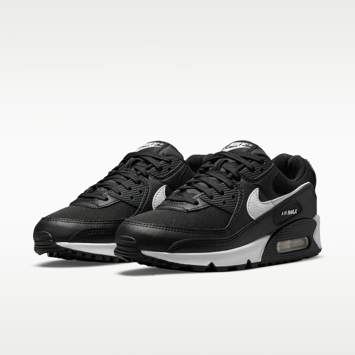 Nike Air Max 90 Women's Shoes - Black/Black/White