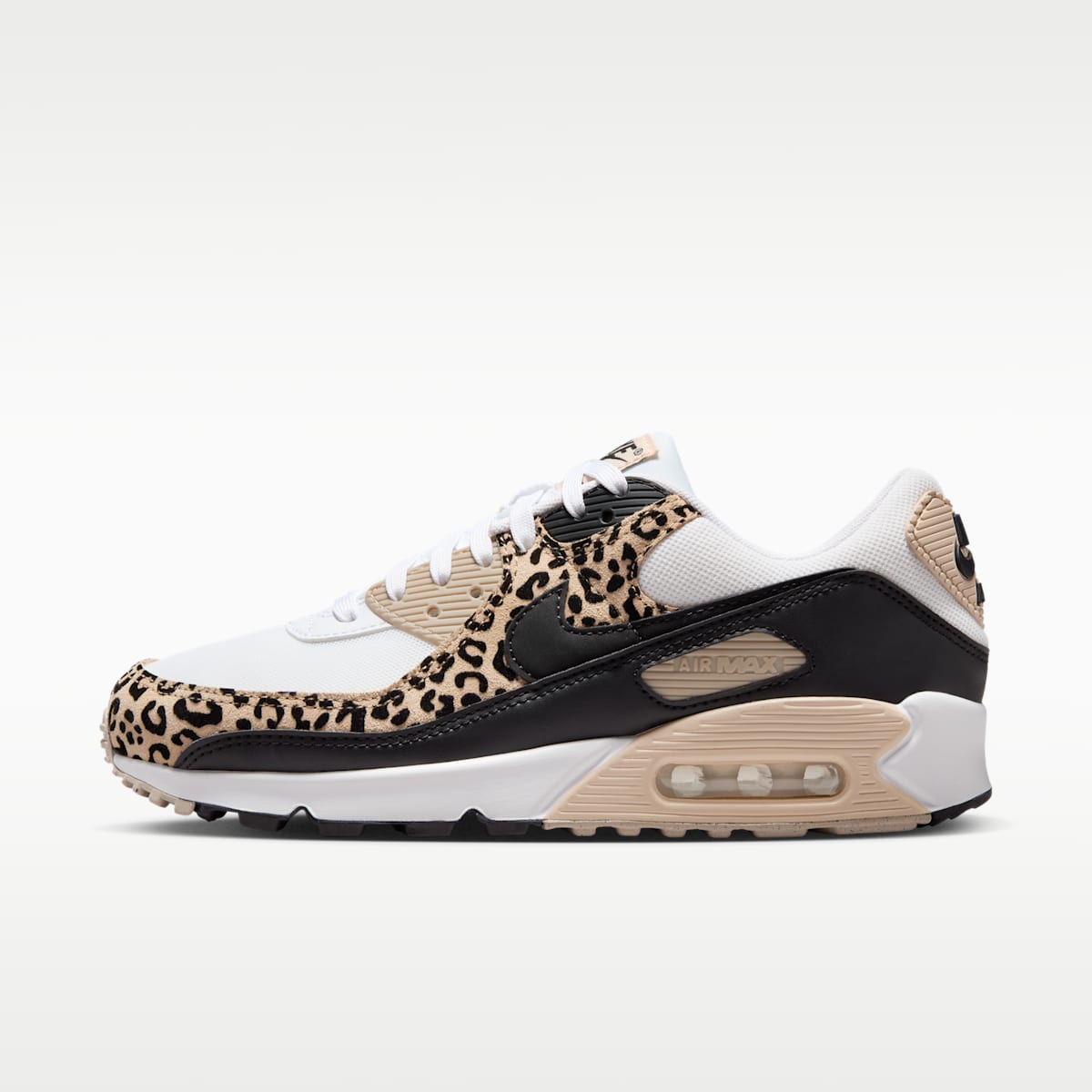 Nike Air Max 90 Women's Shoes - White/Sanddrift/Hemp/Black