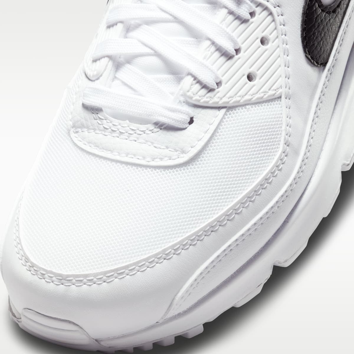 Nike Air Max 90 Women's Shoes - White/White/Black
