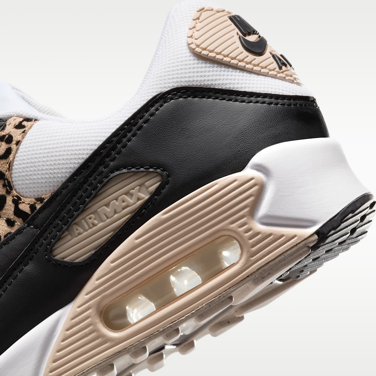 Nike Air Max 90 Women's Shoes - White/Sanddrift/Hemp/Black