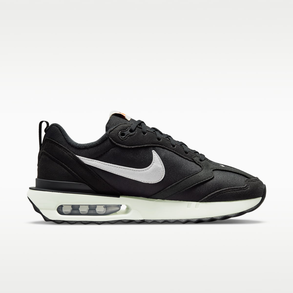 Nike Air Max Dawn Women's Shoes - Black/Metallic Silver/Total Orange/Summit White