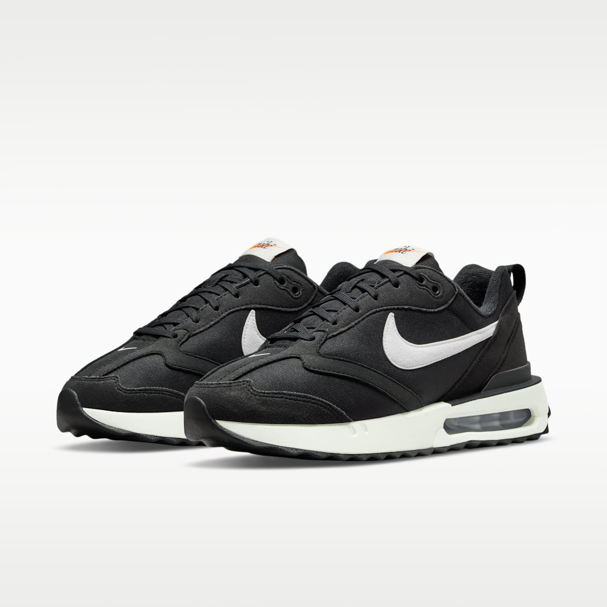 Nike Air Max Dawn Women's Shoes - Black/Metallic Silver/Total Orange/Summit White