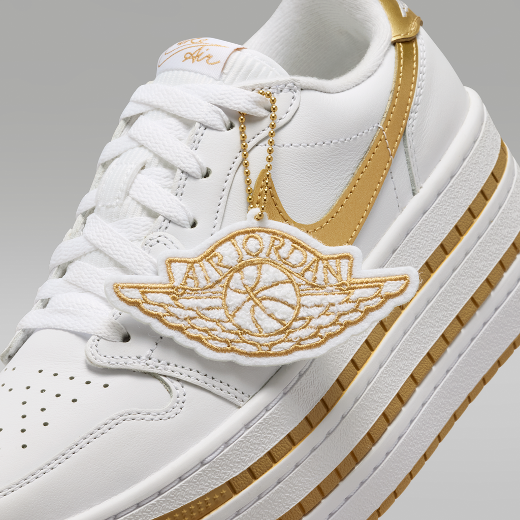 Air Jordan 1 Triple Stack SE Women's Shoes - White/Metallic Gold/White