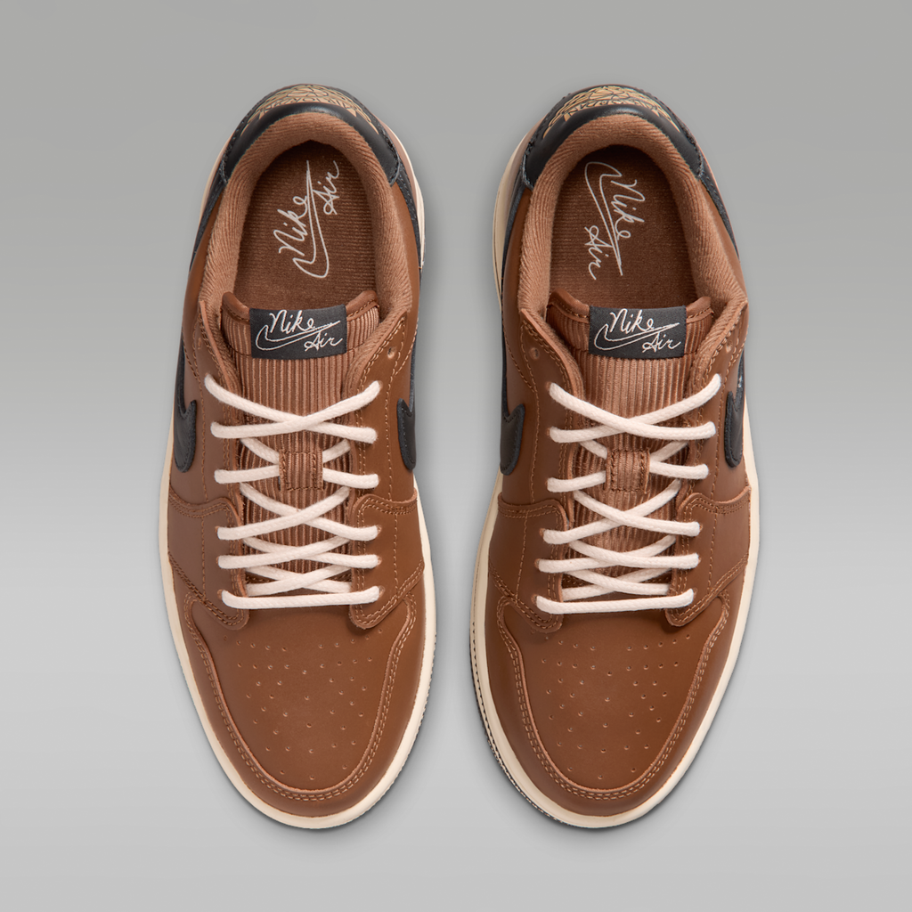 Air Jordan 1 Triple Stack SE Women's Shoes - Light British Tan/Metallic Gold