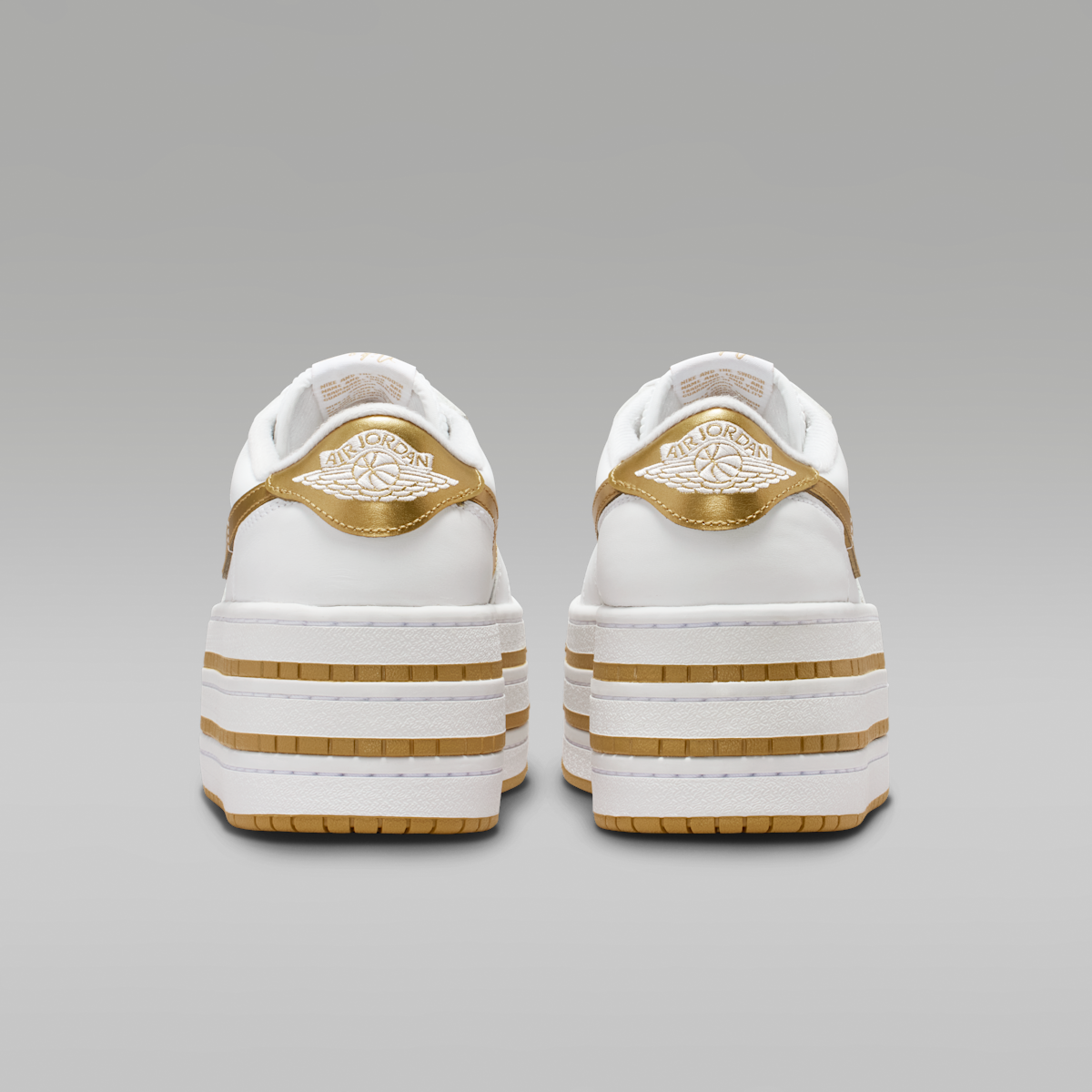 Air Jordan 1 Triple Stack SE Women's Shoes - White/Metallic Gold/White
