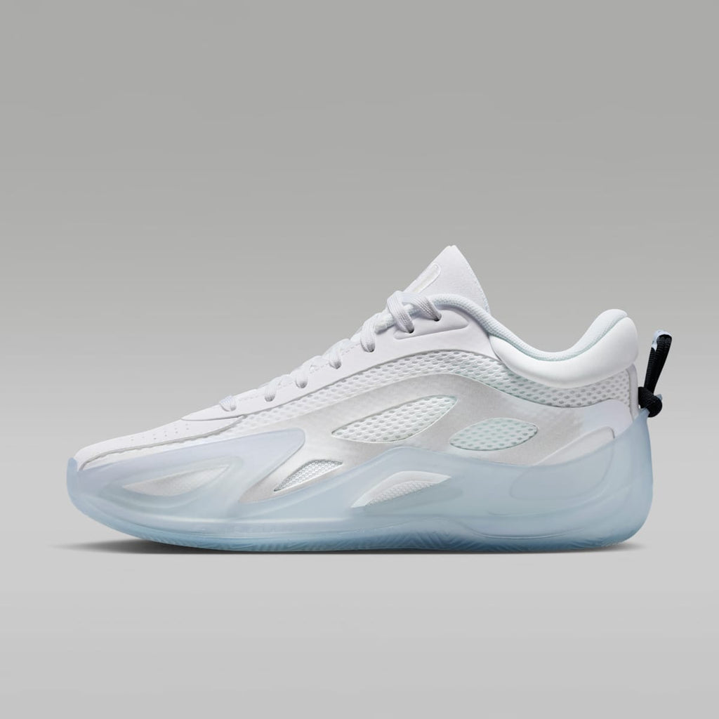 Jordan Heir Series 2 "Triple White" Basketball Shoes - White/Ice Blue - Image 1
