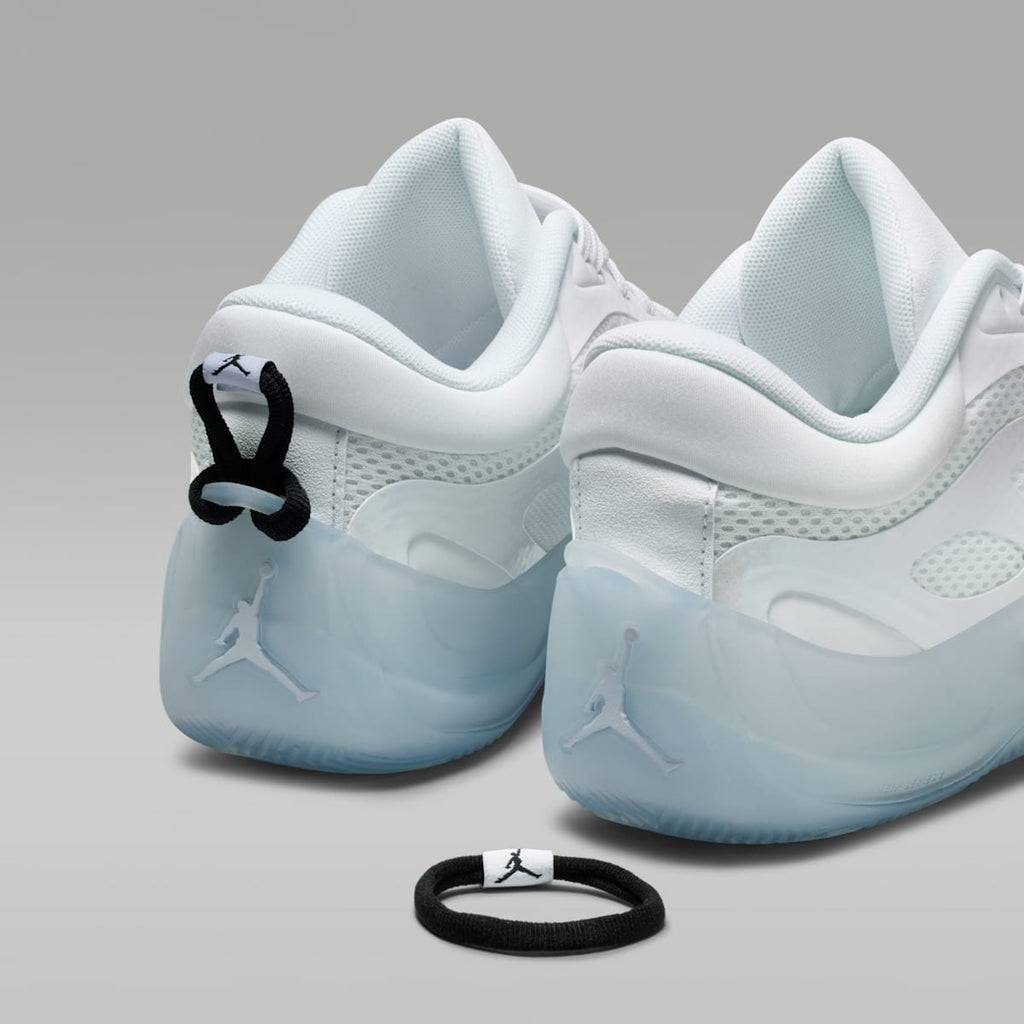Jordan Heir Series 2 "Triple White" Basketball Shoes - White/Ice Blue - Image 10