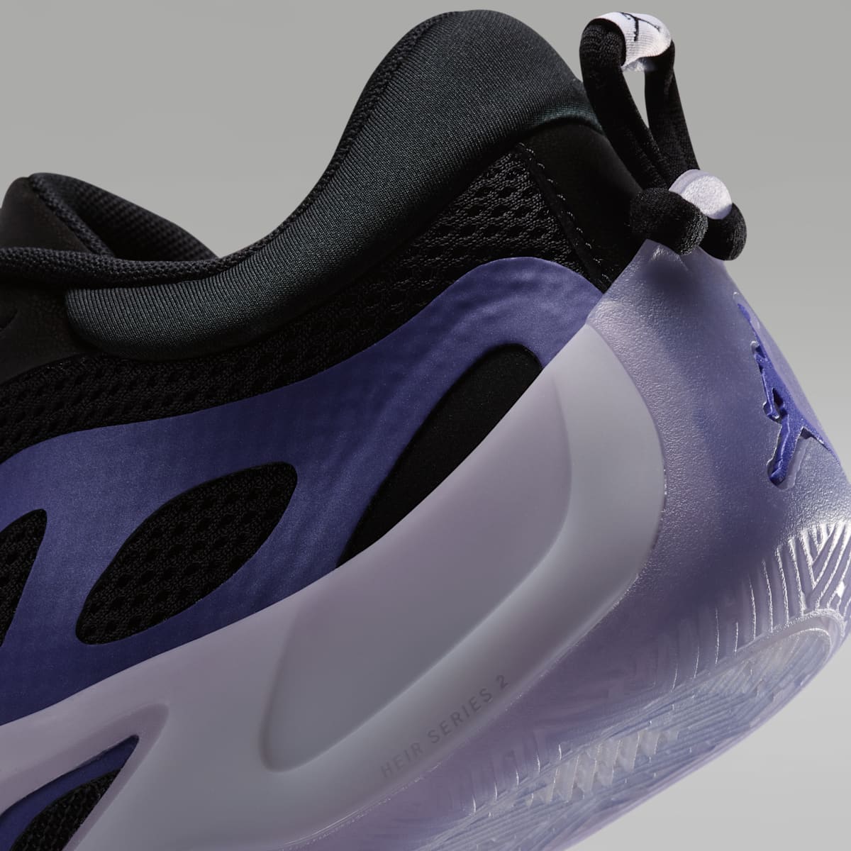 Women's Jordan Heir Series 2 Basketball Shoes - Black/Photon Dust/Concord/Sky J Light Purple