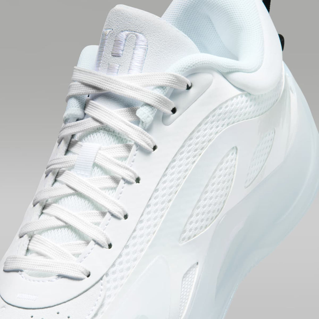 Jordan Heir Series 2 "Triple White" Basketball Shoes - White/Ice Blue - Image 7