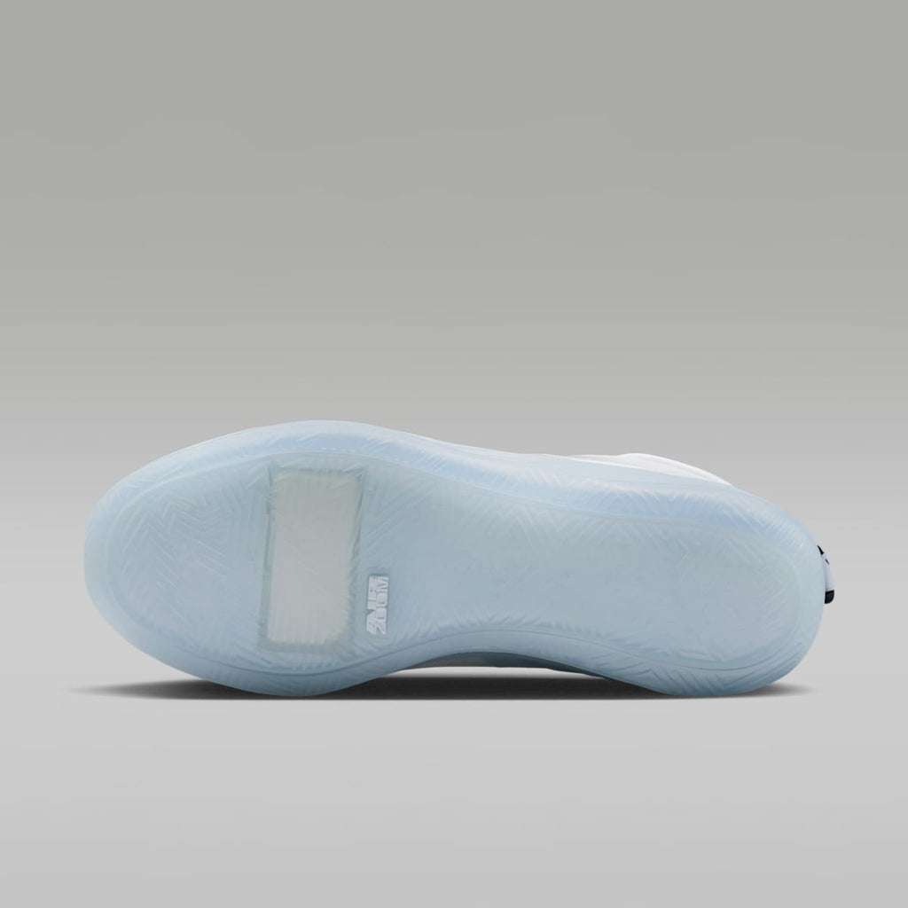 Jordan Heir Series 2 "Triple White" Basketball Shoes - White/Ice Blue - Image 2