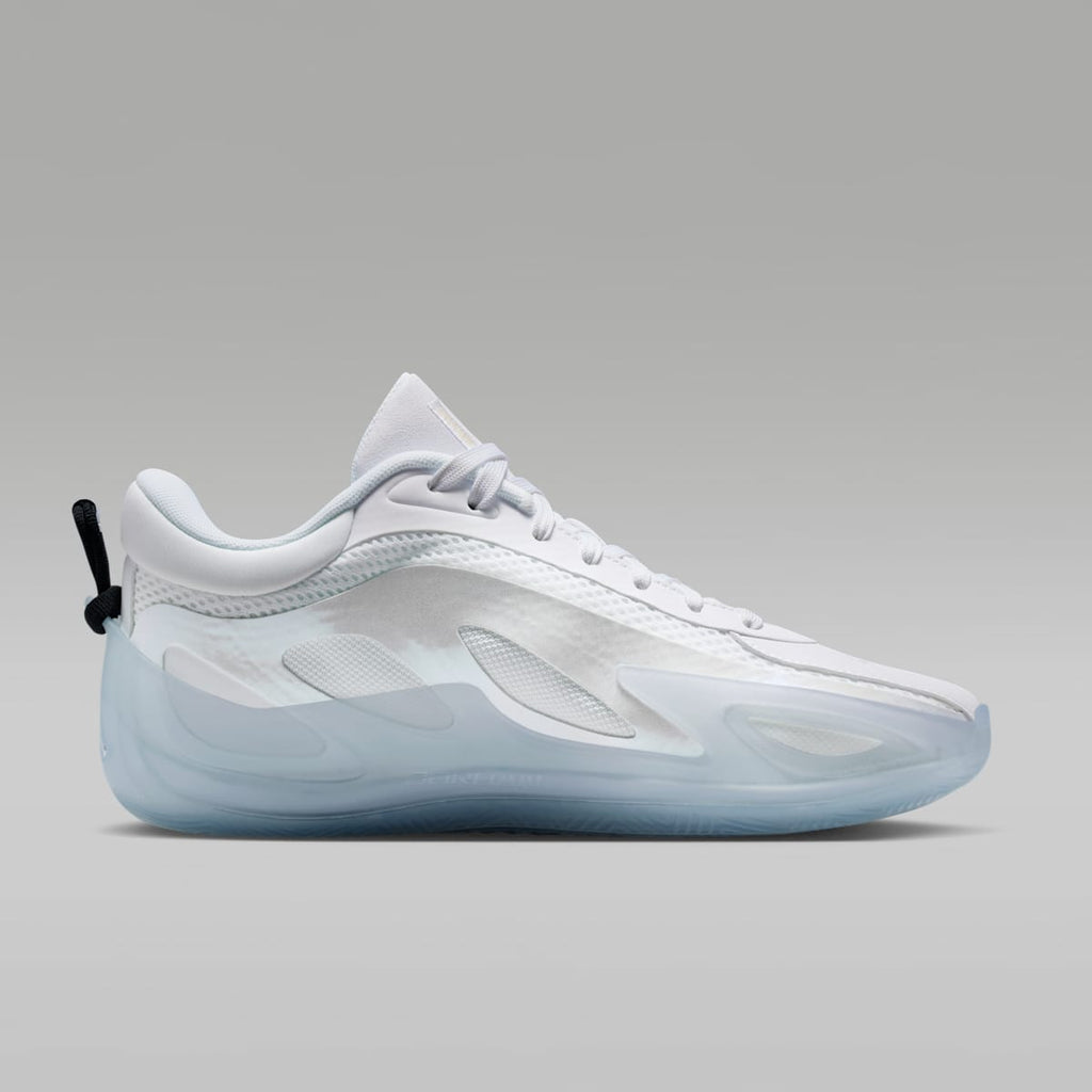 Jordan Heir Series 2 "Triple White" Basketball Shoes - White/Ice Blue - Image 3