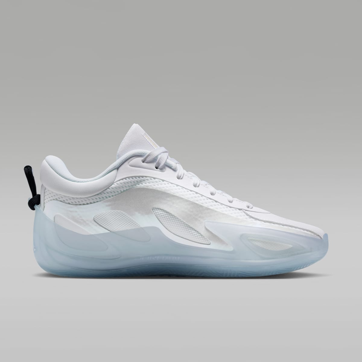 Jordan Heir Series 2 "Triple White" Basketball Shoes - White/Ice Blue - Image 3