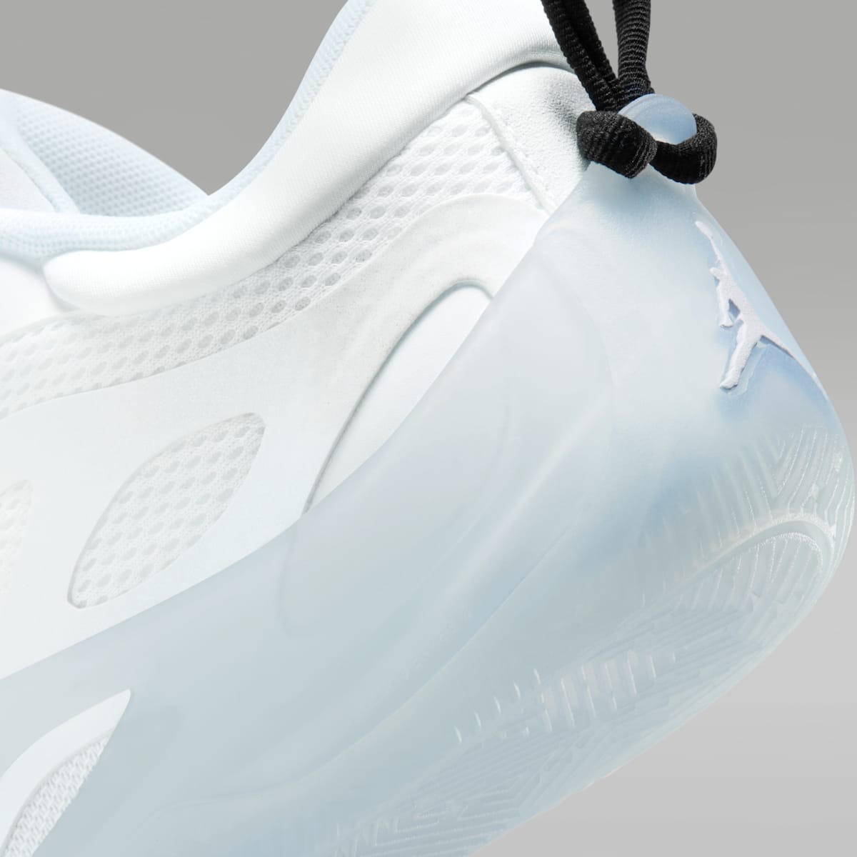 Jordan Heir Series 2 "Triple White" Basketball Shoes - White/Ice Blue - Image 8