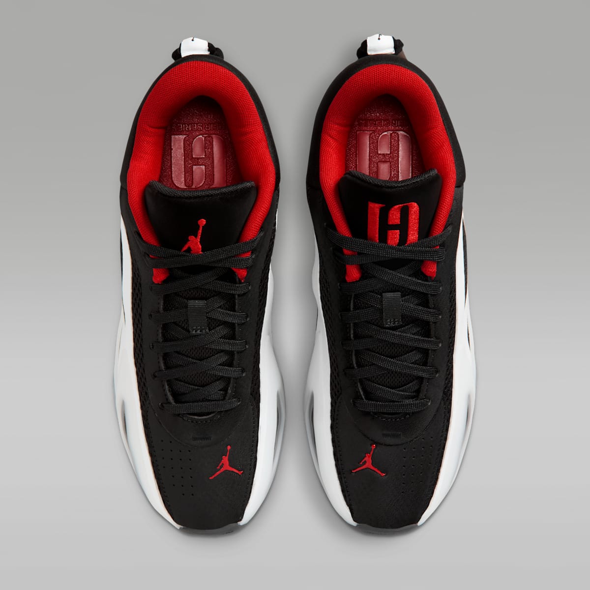Jordan Heir Series 2 "Bloodline" Basketball Shoes - Black/University Red/White - Image 4