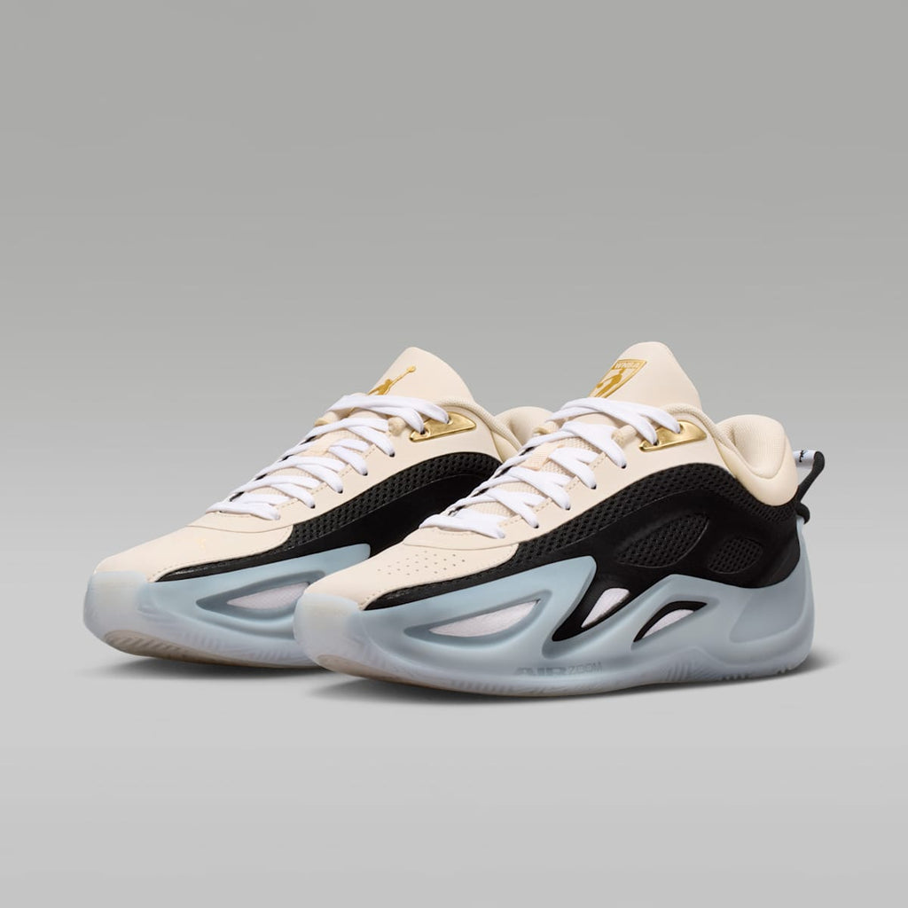 Jordan Heir Series 2 "Precious Medals" Basketball Shoes - Pearl White/Black/Metallic Gold/White - Image 5