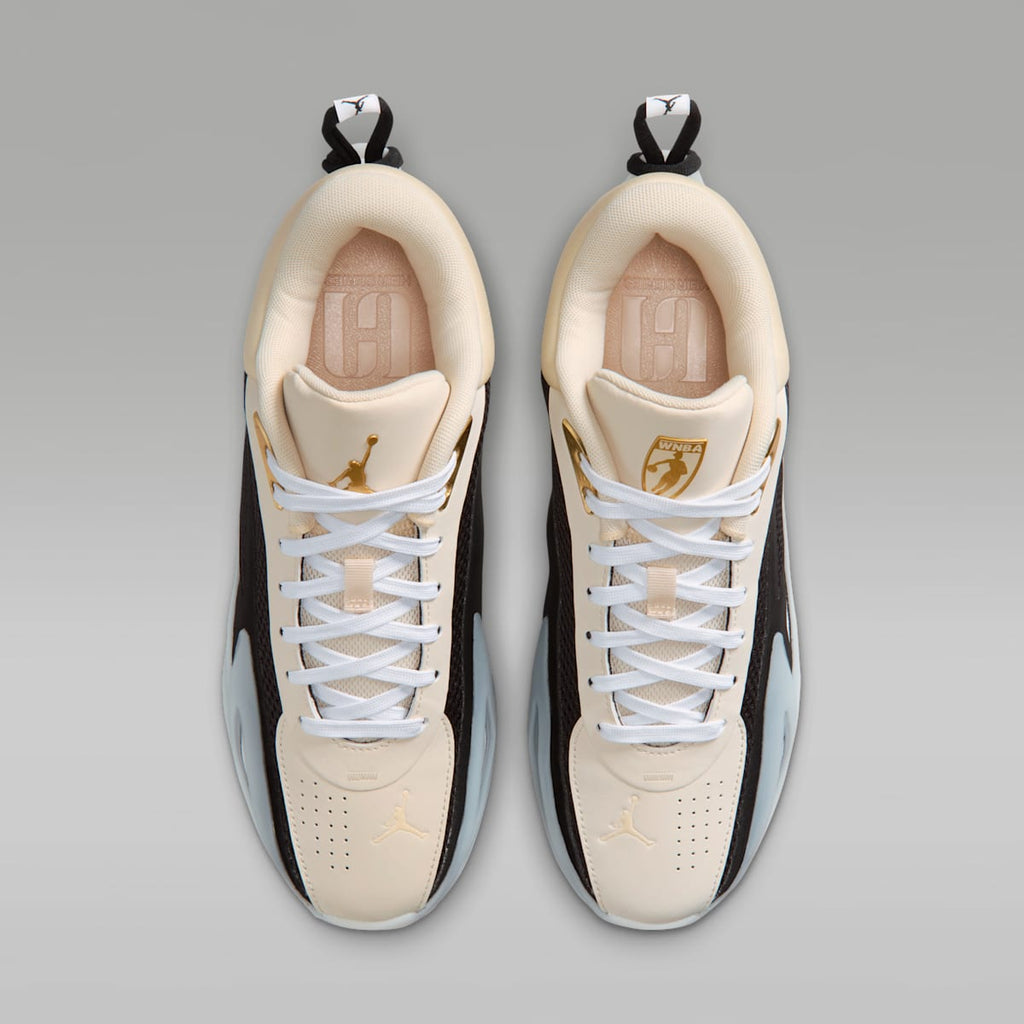 Jordan Heir Series 2 "Precious Medals" Basketball Shoes - Pearl White/Black/Metallic Gold/White - Image 4