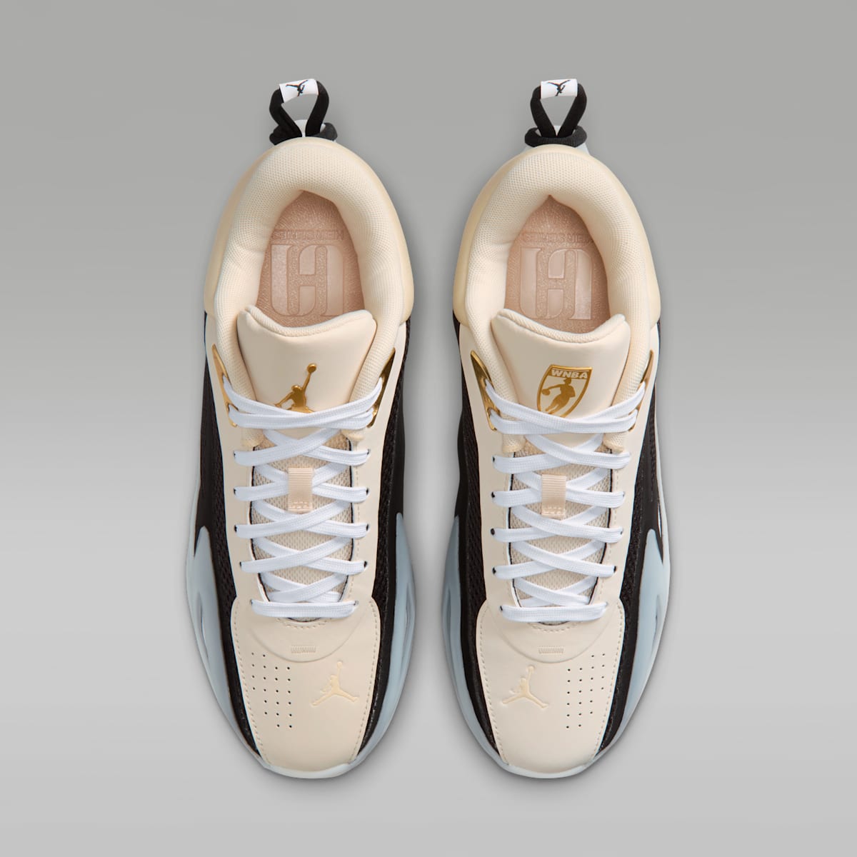 Jordan Heir Series 2 "Precious Medals" Basketball Shoes - Pearl White/Black/Metallic Gold/White - Image 4