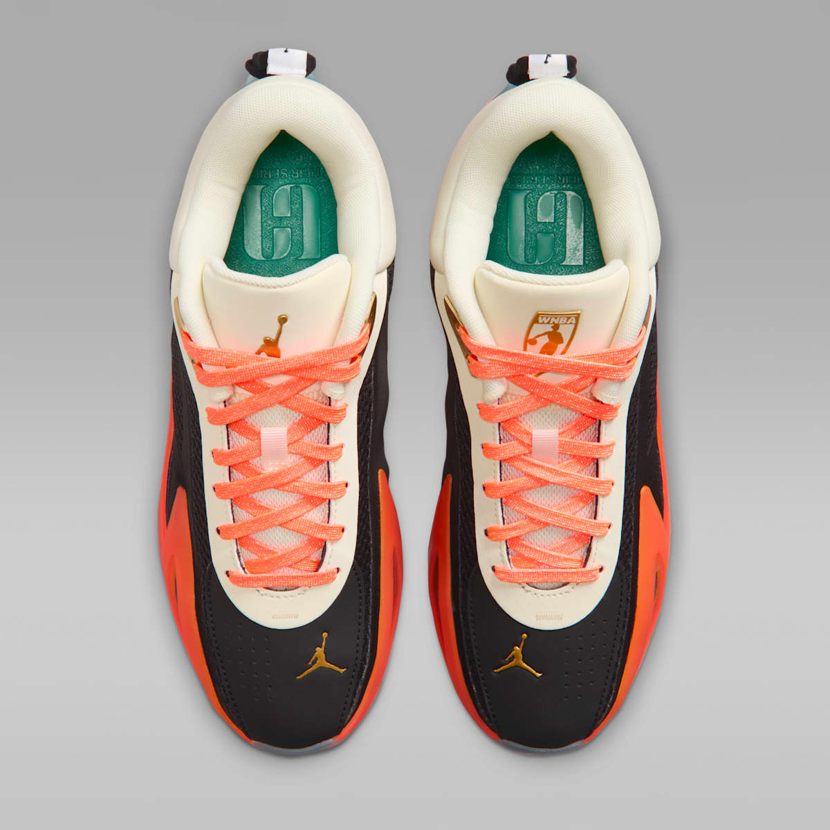 Jordan Heir Series 2 "Birds of Paradise" Basketball Shoes - Black/Metallic Gold/Total Orange/Coconut Milk - Image 4