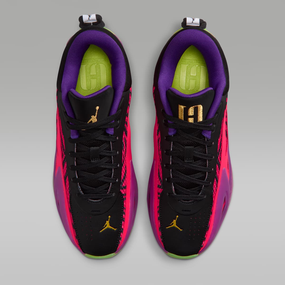 Jordan Heir Series 2 "Oh Sheila" Basketball Shoes - Red Orbit/Voltage Purple/Volt/Black - Image 4