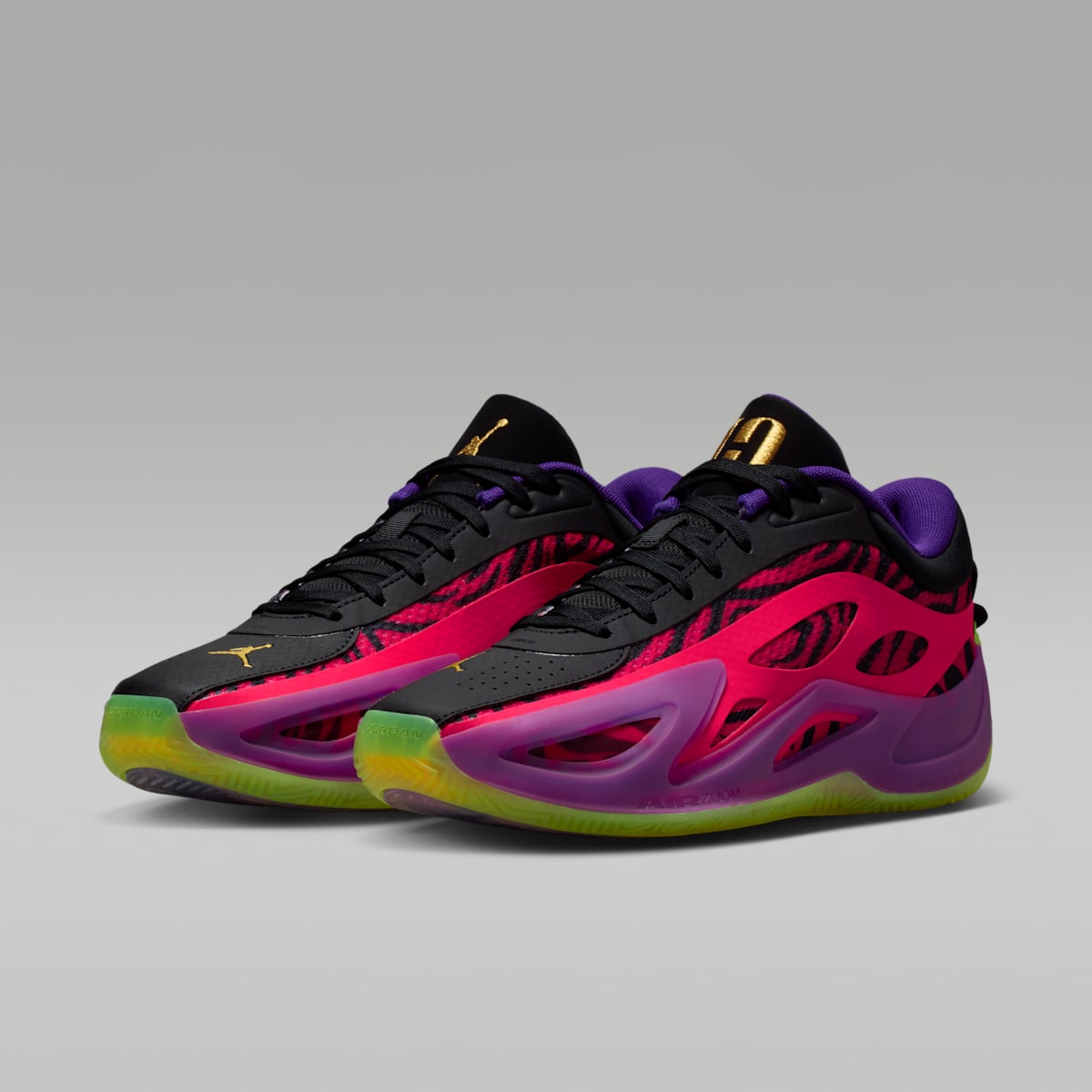 Jordan Heir Series 2 "Oh Sheila" Basketball Shoes - Red Orbit/Voltage Purple/Volt/Black - Image 5