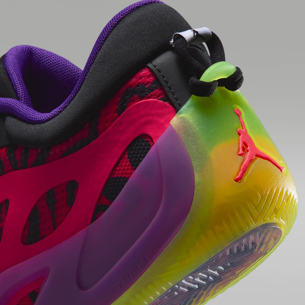 Jordan Heir Series 2 "Oh Sheila" Basketball Shoes - Red Orbit/Voltage Purple/Volt/Black - Image 8
