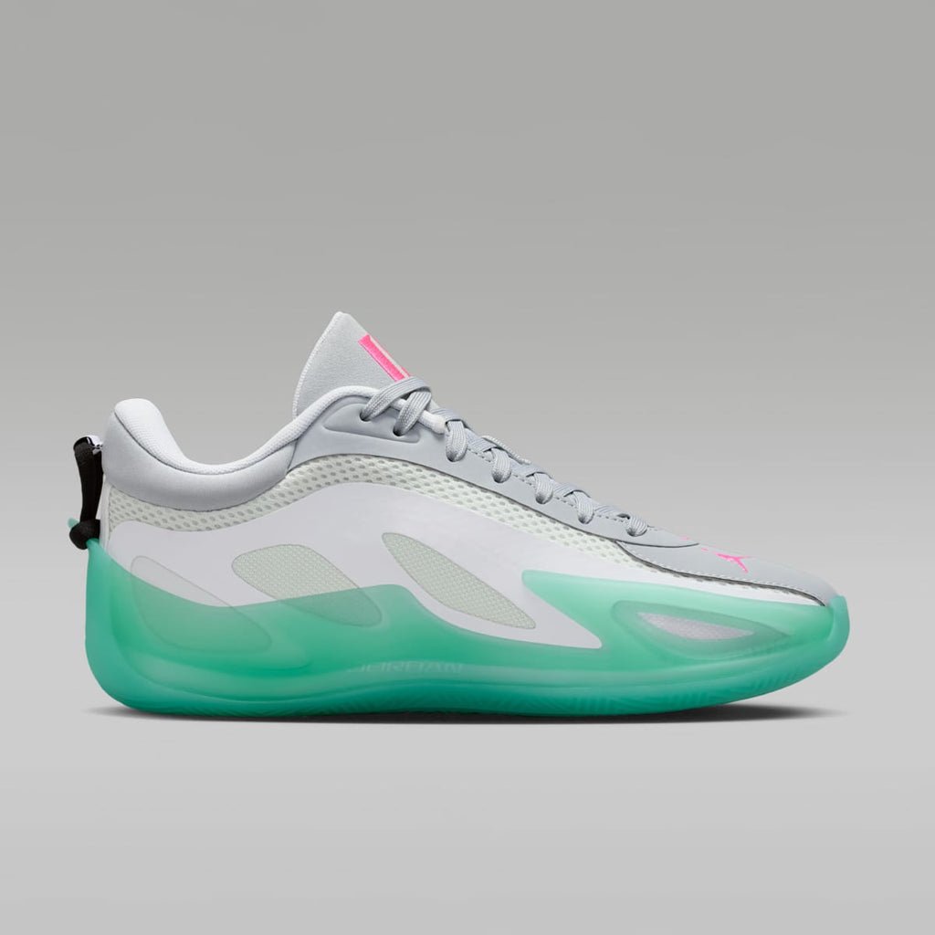 Jordan Heir Series 2 "Seafoam" Basketball Shoes - White/Metallic Silver/Pink Blast/Light Pumice - Image 3