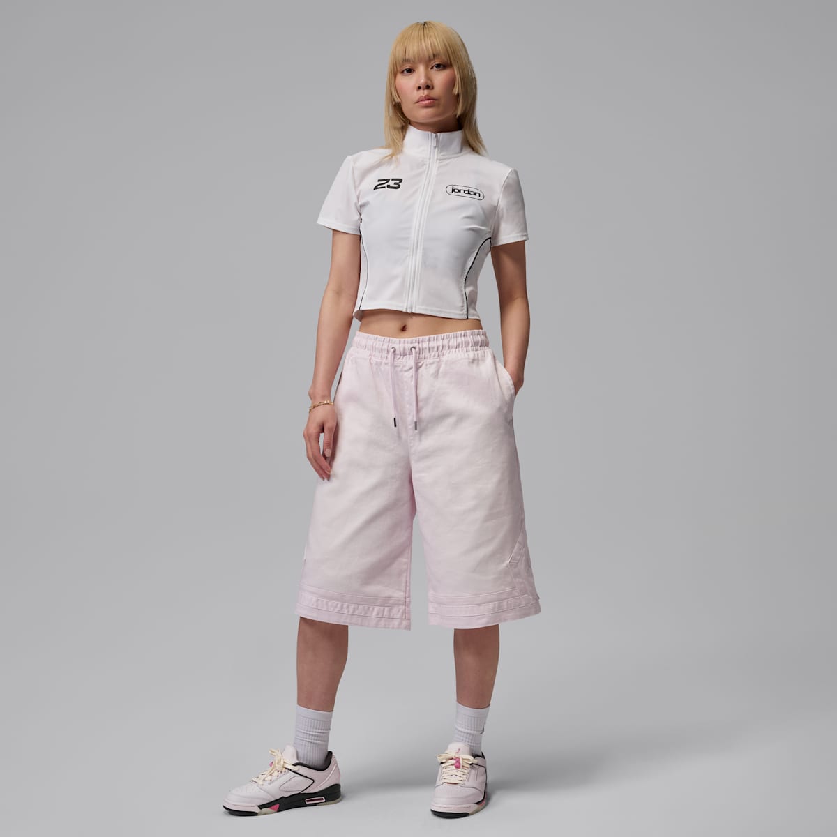 Jordan Sixty Plus Low Women's Shoes - Pearl Pink/Anthracite/Muslin/Pinksicle - Image 9