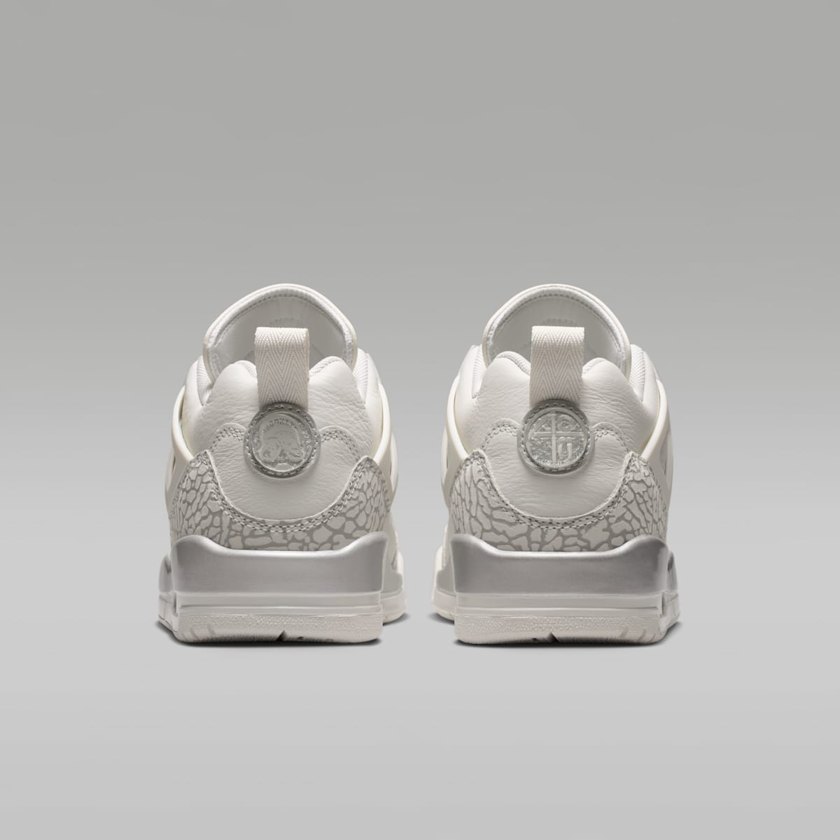 Jordan Spizike Low Women's Shoes - Swan/Wolf Grey/Metallic Silver