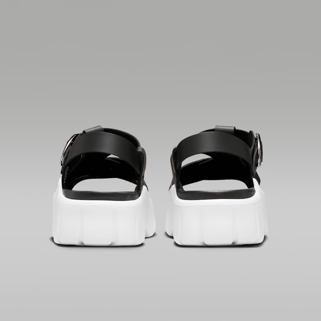 Jordan Willow Women's Sandals - Black/White/Metallic Silver