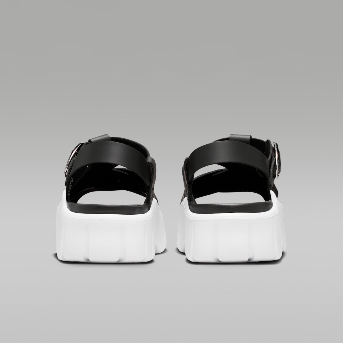 Jordan Willow Women's Sandals - Black/White/Metallic Silver