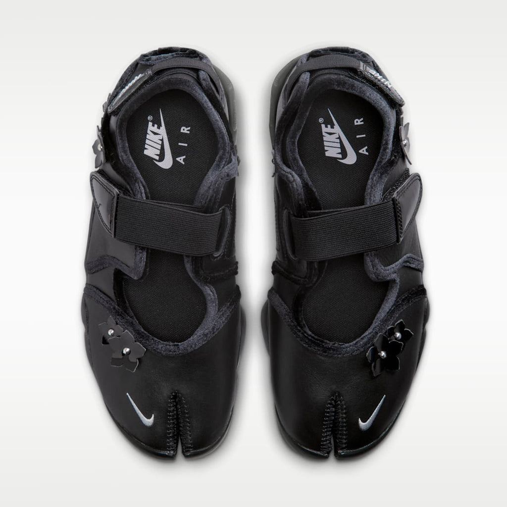 Nike Air Rift "Florette" Women's Shoes - Black/Wolf Grey/Metallic Silver