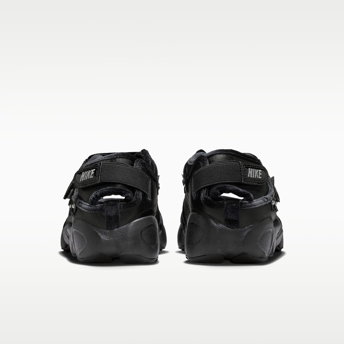 Nike Air Rift "Florette" Women's Shoes - Black/Wolf Grey/Metallic Silver