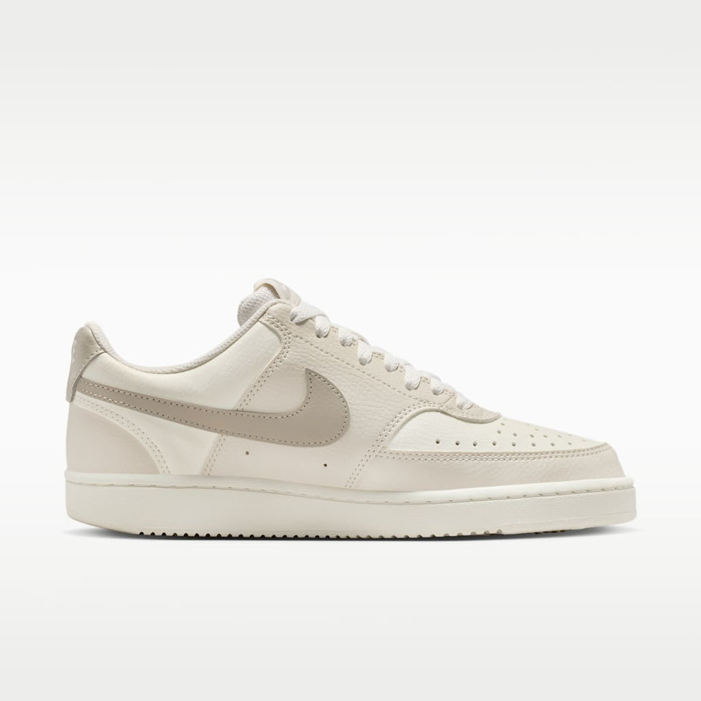 Nike Court Vision Low SE "Stitched Floral" Women's Shoes - Sail/Light Orewood Brown/Cream II