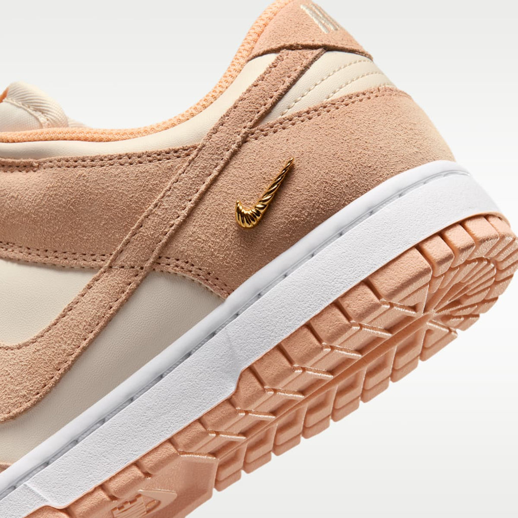 Nike Dunk Low Suede Women's Shoes - Sunset Haze/Chalk/White/Sunset Haze