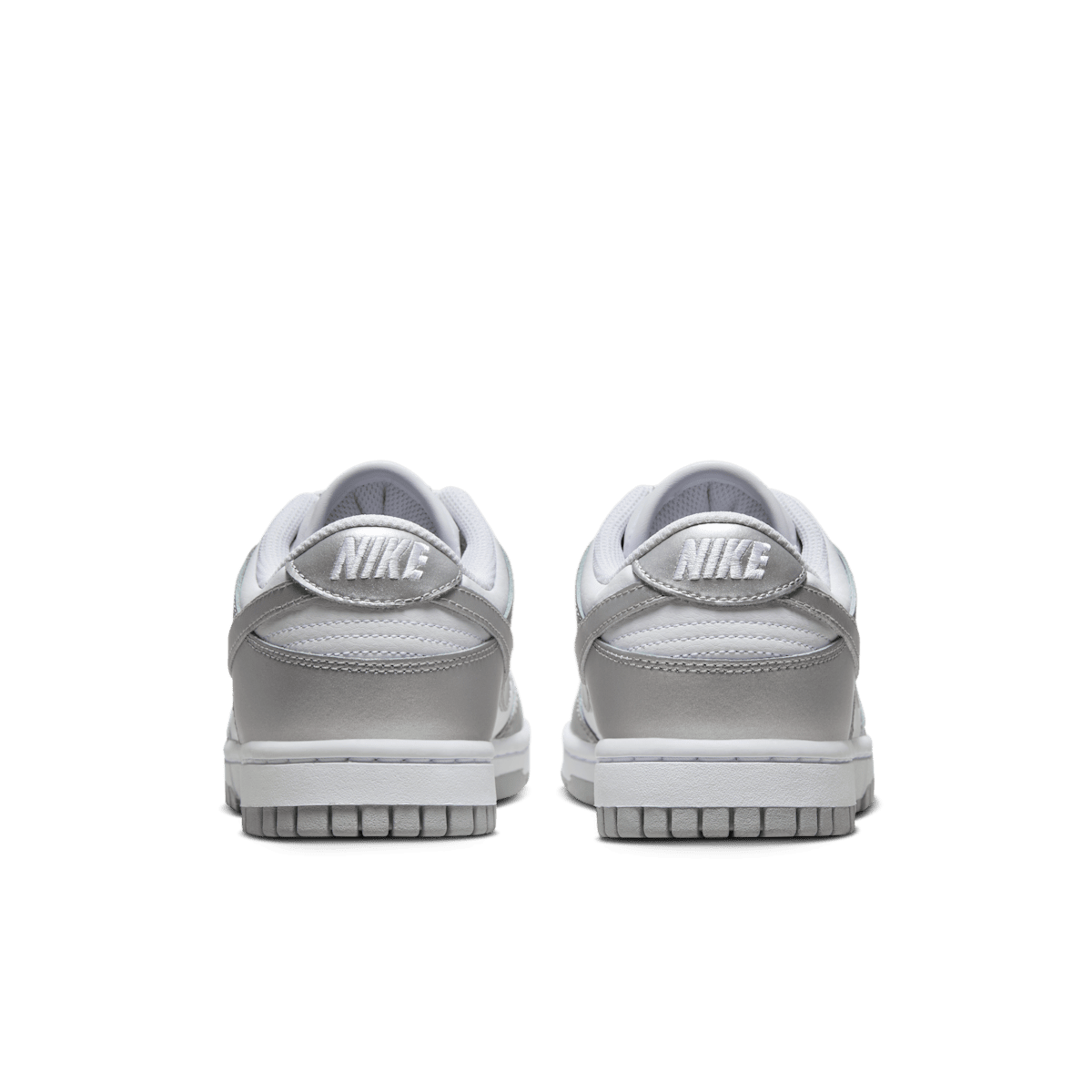 Nike Dunk Low Women's Shoes - White/Blue Joy/Metallic Silver