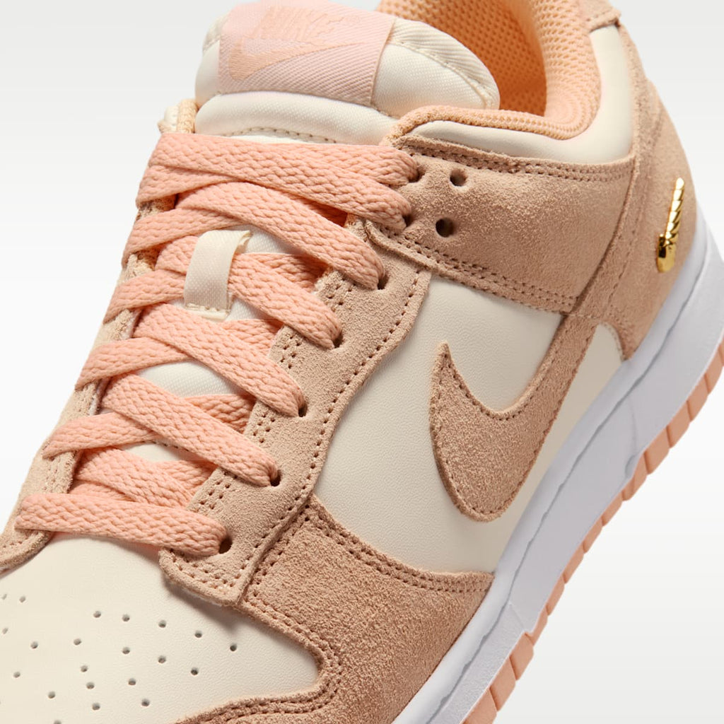 Nike Dunk Low Suede Women's Shoes - Sunset Haze/Chalk/White/Sunset Haze