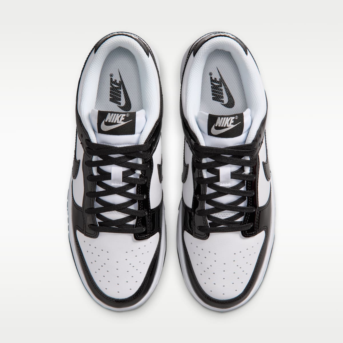 Nike Dunk Low SE "Gloss" Women's Shoes - White/White/Metallic Silver/Black