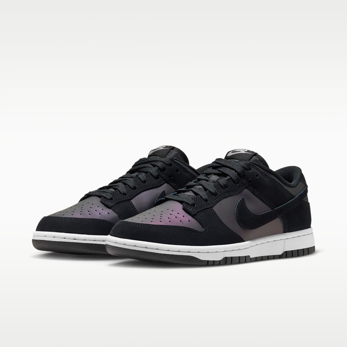 Nike Dunk Low SE Iridescent Women's Shoes - Black/White/Black