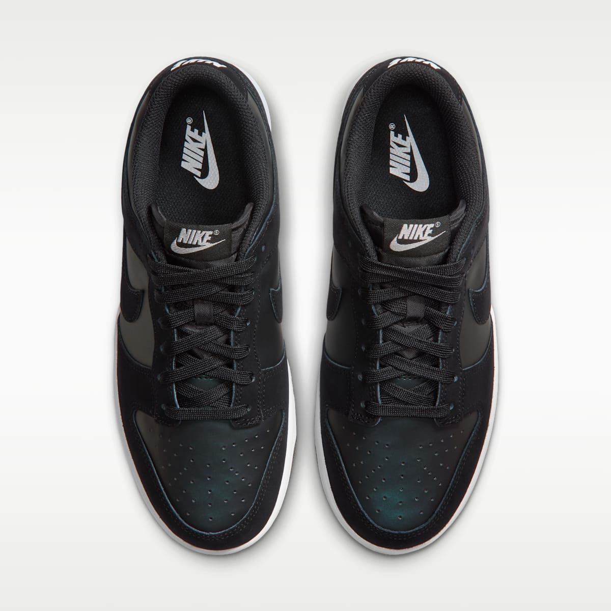 Nike Dunk Low SE Iridescent Women's Shoes - Black/White/Black