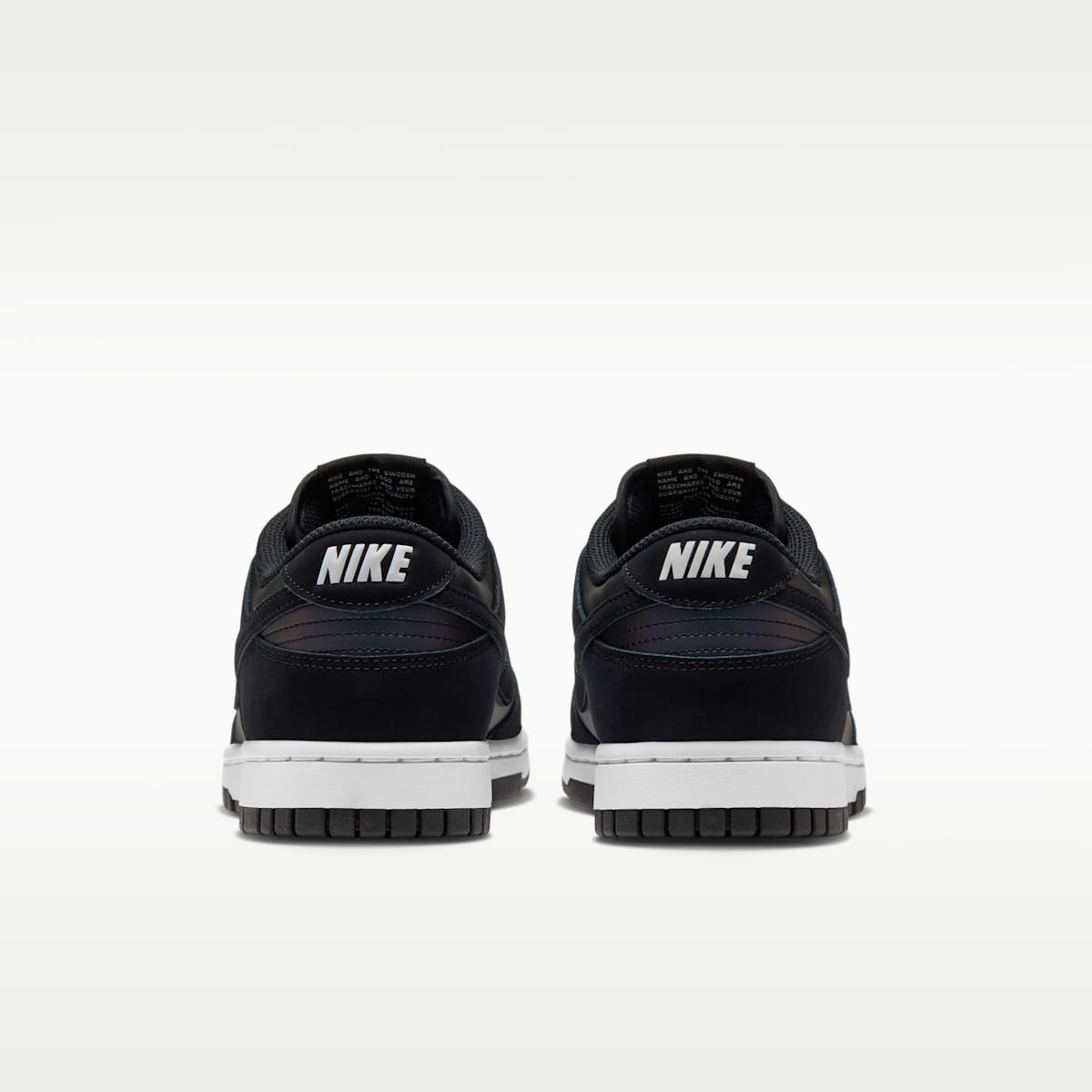 Nike Dunk Low SE Iridescent Women's Shoes - Black/White/Black