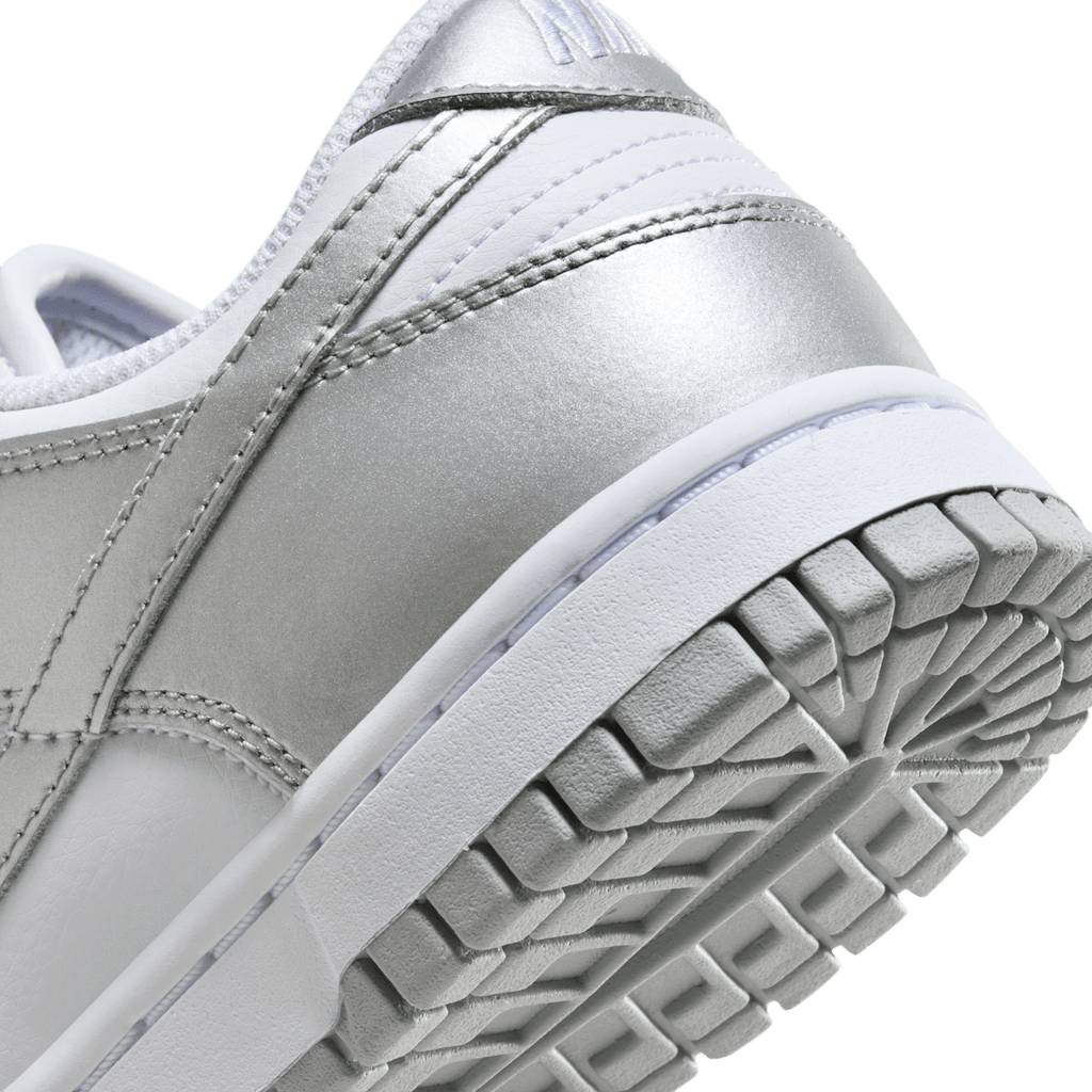 Nike Dunk Low Women's Shoes - White/Blue Joy/Metallic Silver