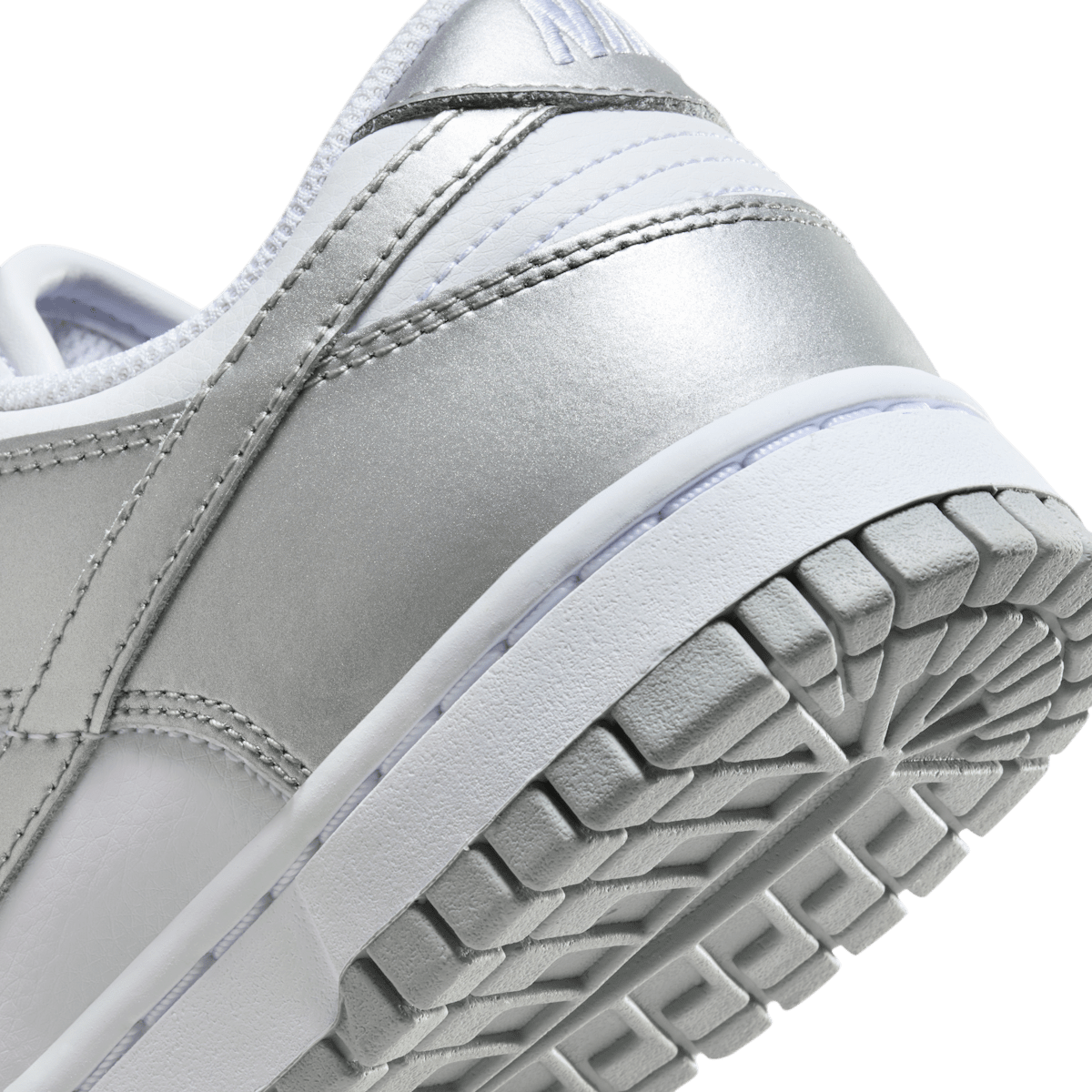 Nike Dunk Low Women's Shoes - White/Blue Joy/Metallic Silver