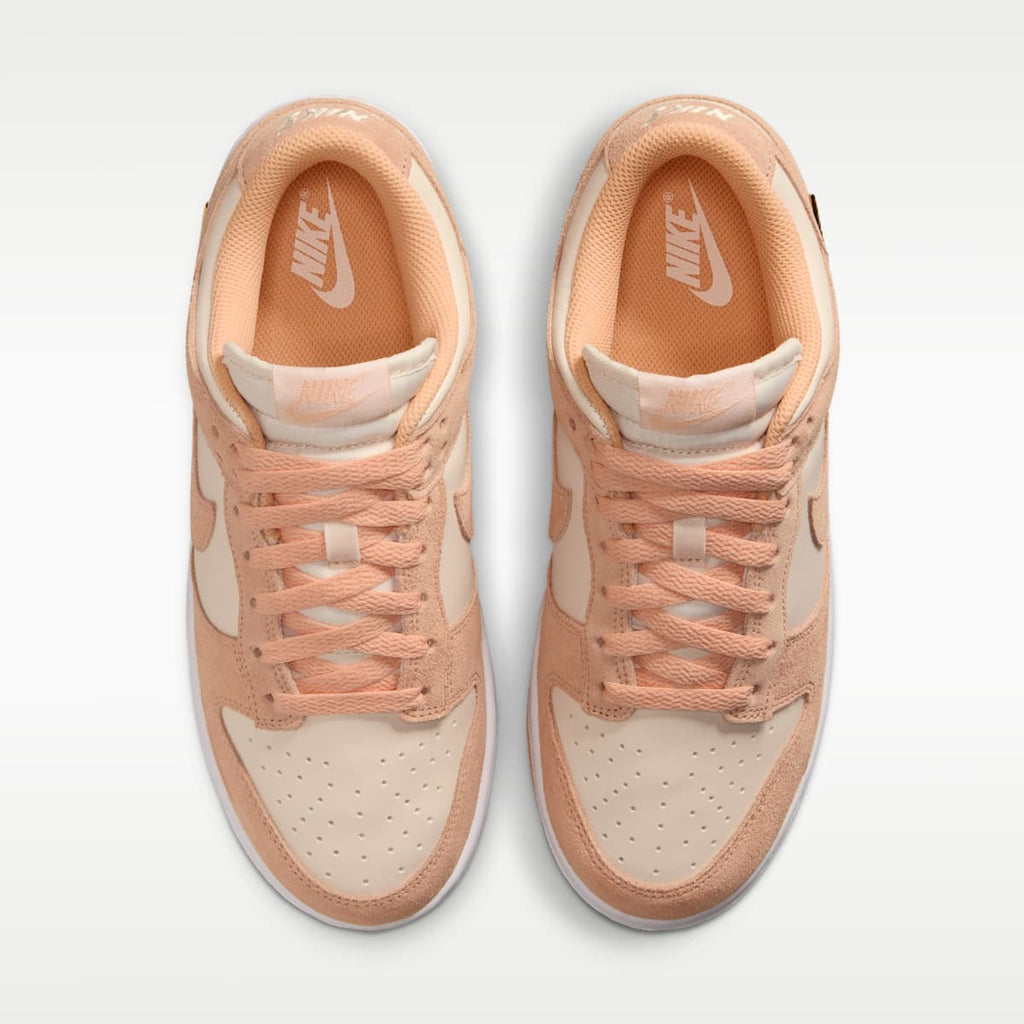 Nike Dunk Low Suede Women's Shoes - Sunset Haze/Chalk/White/Sunset Haze