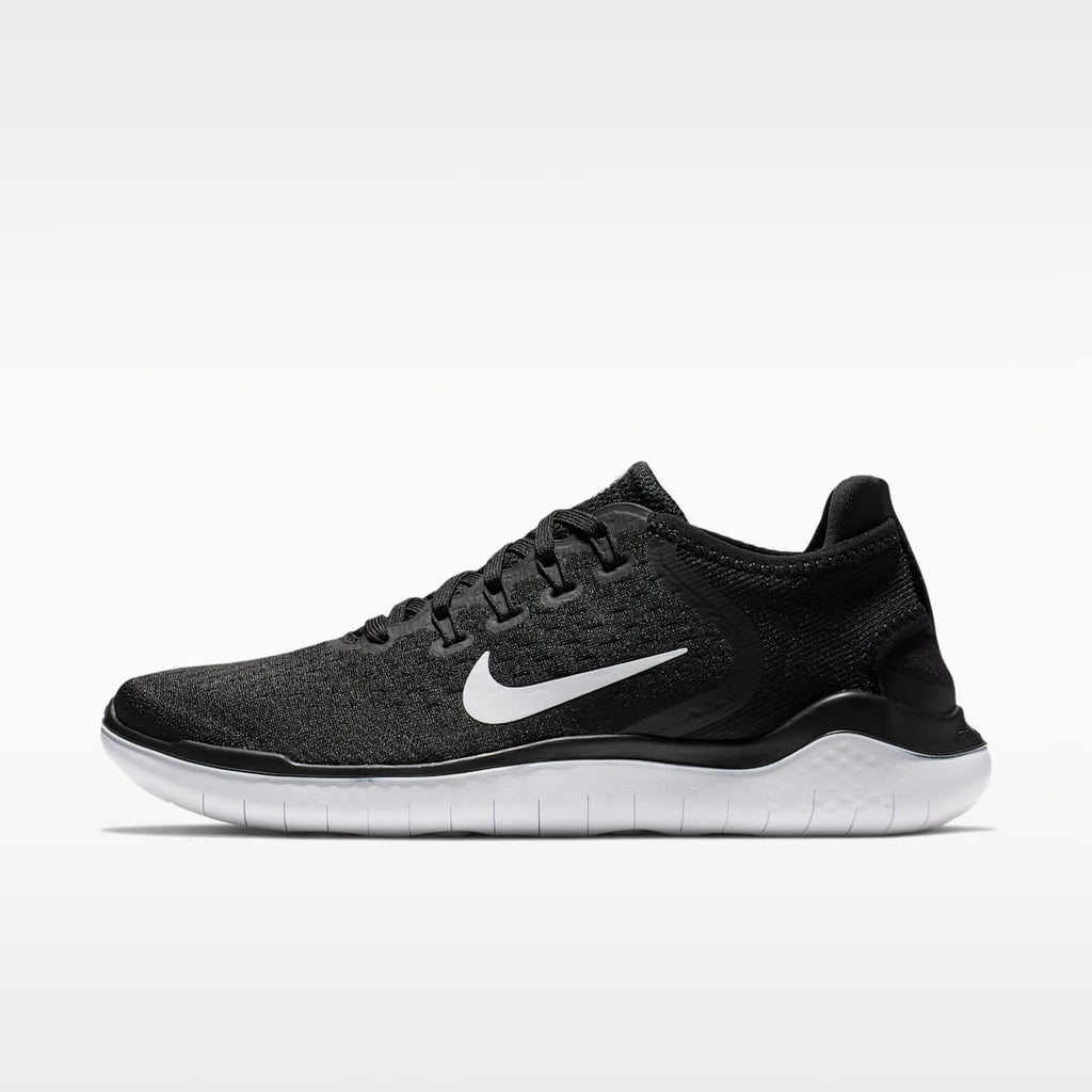 Nike Free RN 2018 Women's Running Shoes - Black/White