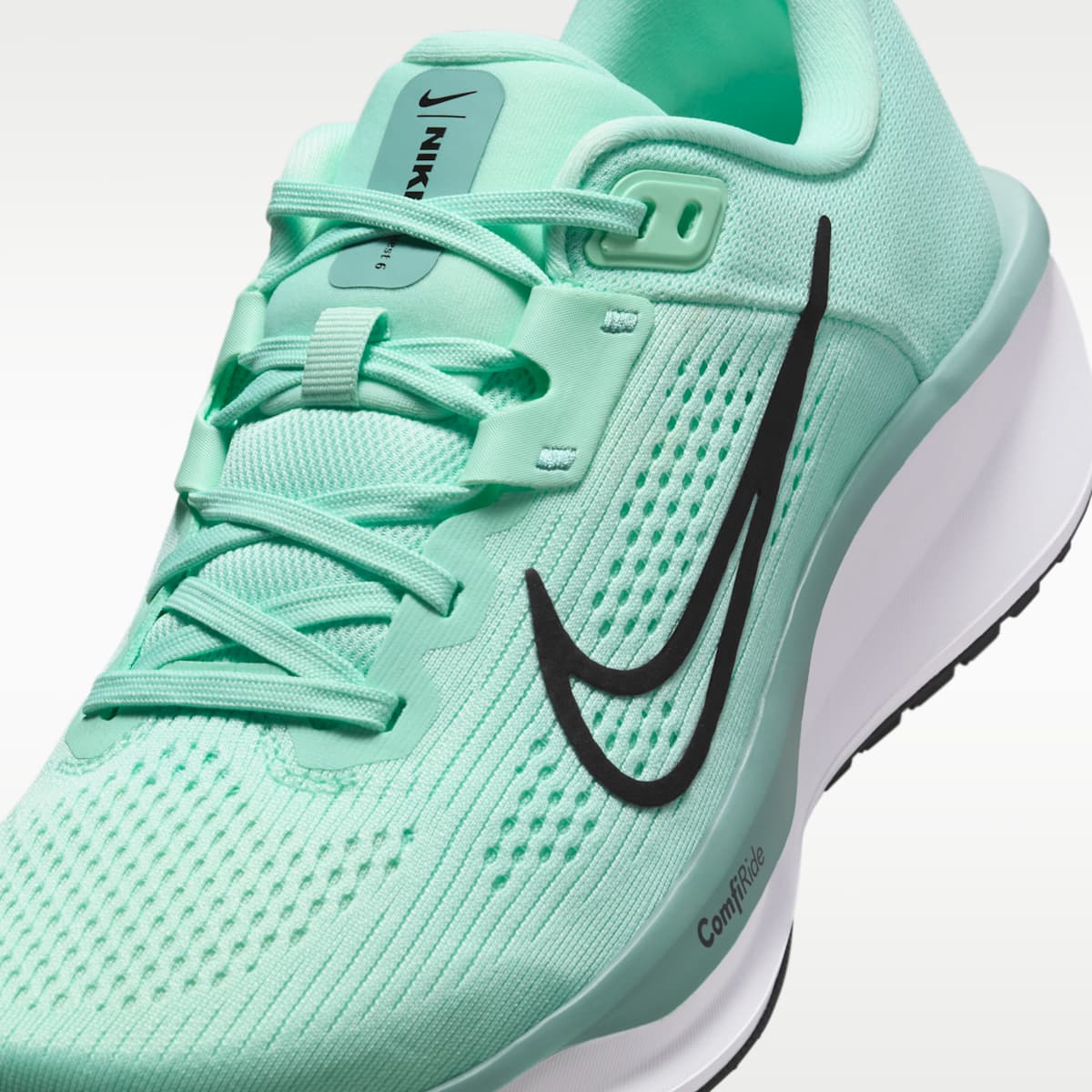 Nike Quest 6 Women's Road Running Shoes - Mint Foam/Cannon/White/Black